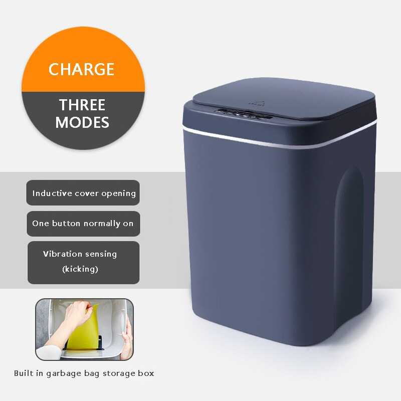 (BISA COD) FTIHSHP HOUSEWARE Tempat Sampah Smart Motion Sensor Charging Ver 16L - 8622