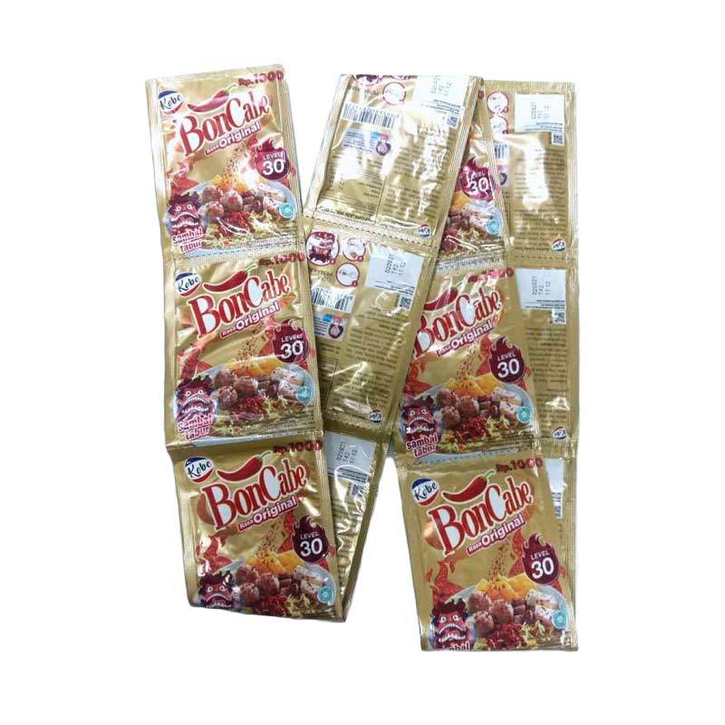 Bon cabe level 30. 1 renceng isi 12 sachet@ 4,5 gr