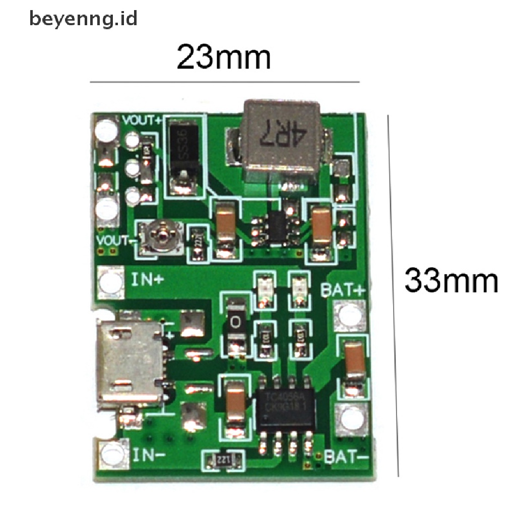 Beyen Modul Pengisian USB Lithium 3.7V 4.2V Boost Step Up 5V 9V 12V 24V ID