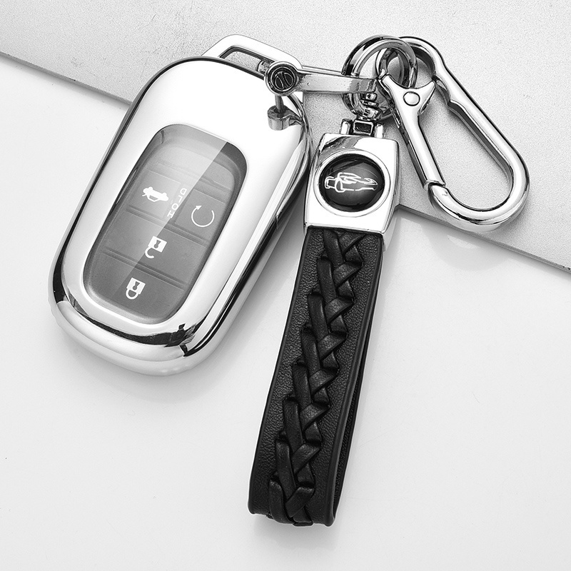 * Siap Kirim * New TPU Car Remote Key Case for Honda 2022 2023 New Civic FE 2021hrv 2022 Key Cover Case TPU Honda CRV Civic Accord Key Holder
