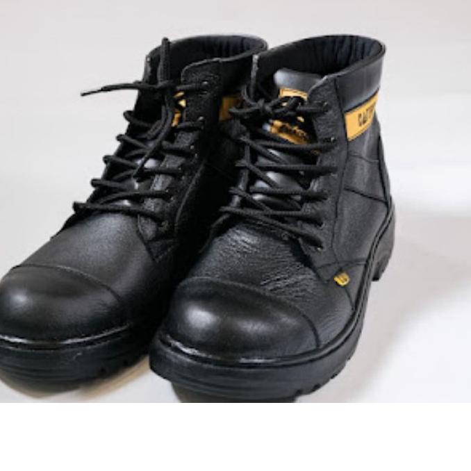 ➴ sepatu Safety kulit asli Caterpillar ♕