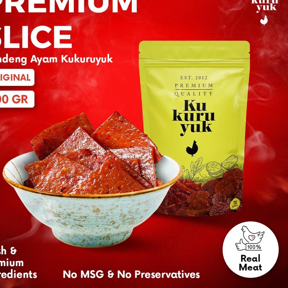 

● [PREMIUM] Dendeng Ayam Kukuruyuk Makanan Siap Saji - 100 Gram ♣