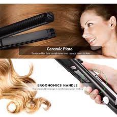 Kemei KM-2139 2in1 Ceramic Hair Straightener Catokan Rambut