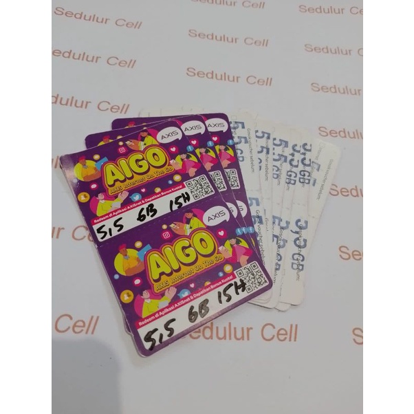 Vocer Aigo Axis 5,5gb 15hari(Grosir)