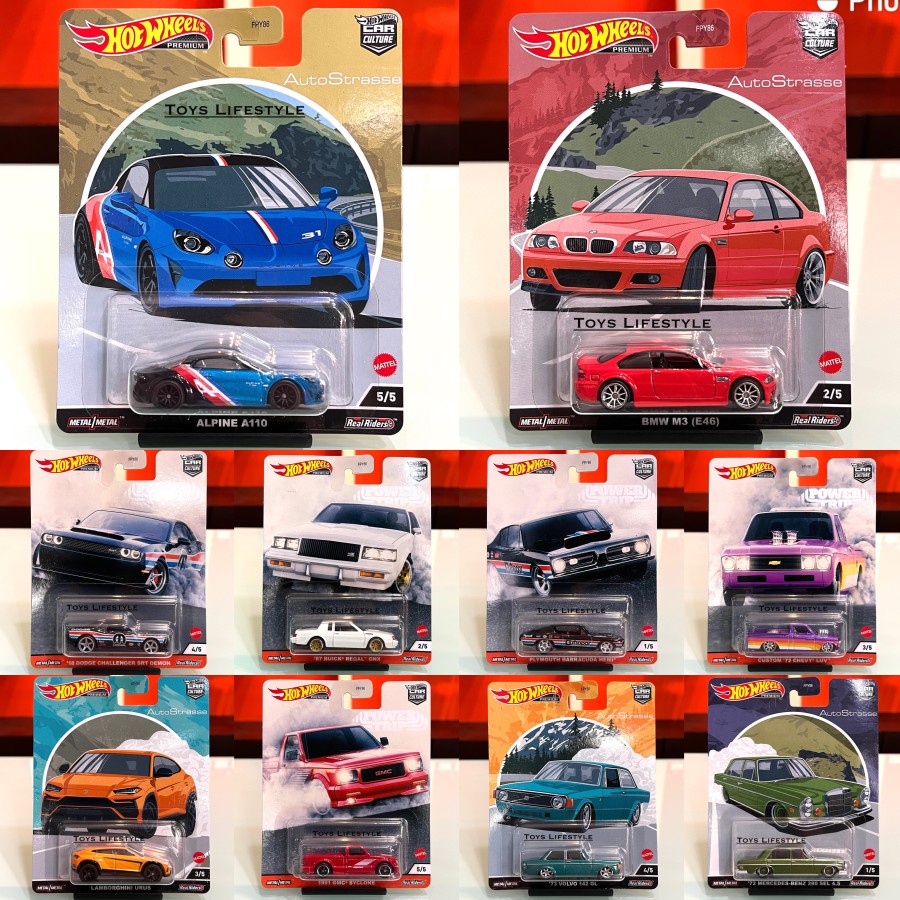 Mobil Hotwheels Hot Wheels Diecast Premium Car Culture