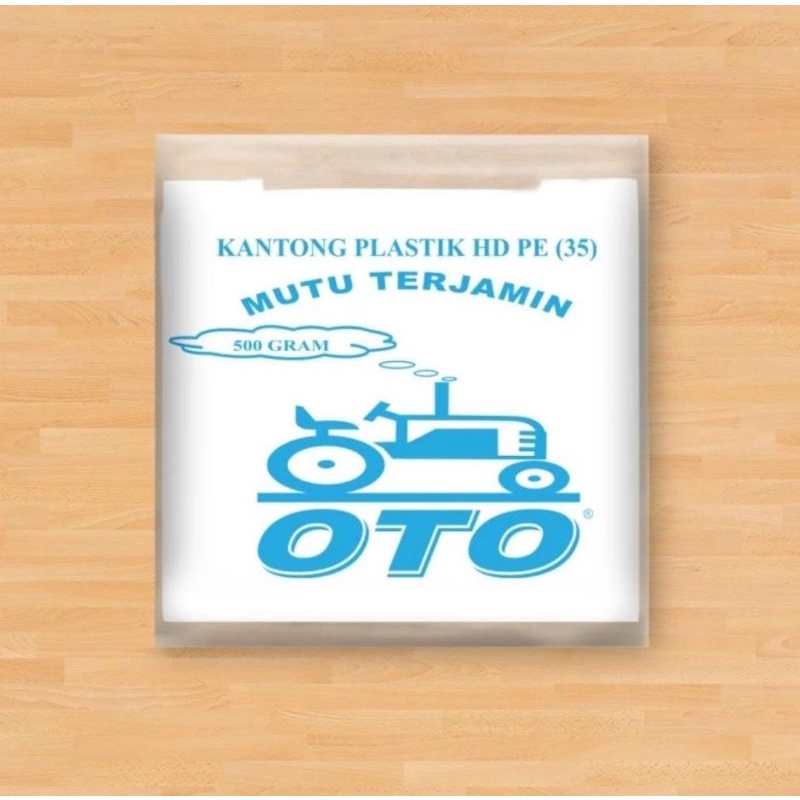 Kantong plastik kresek oto putih susu uk 17 24 28 35 40