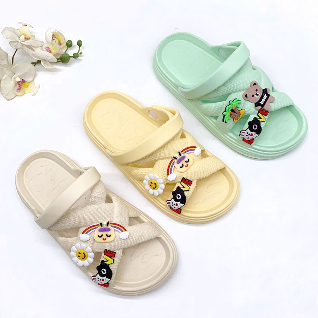 Sandal Selop Wanita Untuk Anak Dan Dewasa Bahan Karet Korean Style Terbaru Uk.30-40