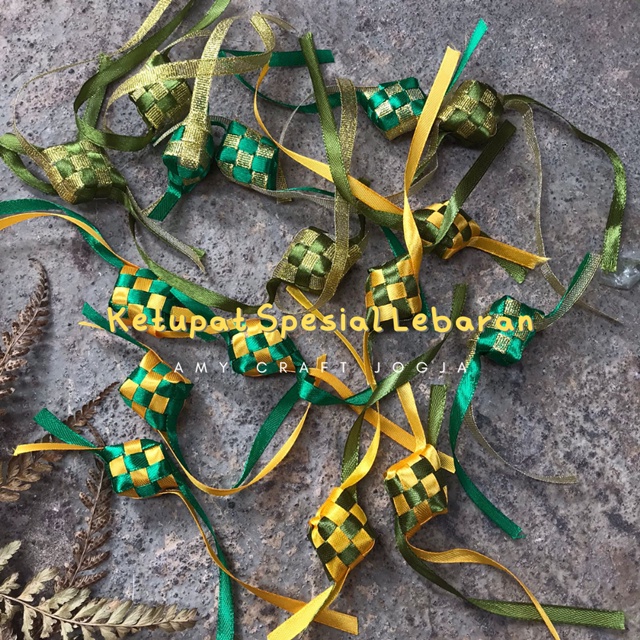 

LEBARAN SERIES | Ketupat Tempel Ketupat Pita Ketupat Satin Ketupat Pita Lebaran Ketupat Lebaran Mini