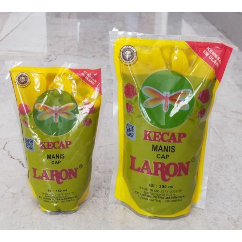 

[TM5] Kecap Manis Kedelai Cap Laron Asli Tuban 150ml 300ml kental Manis