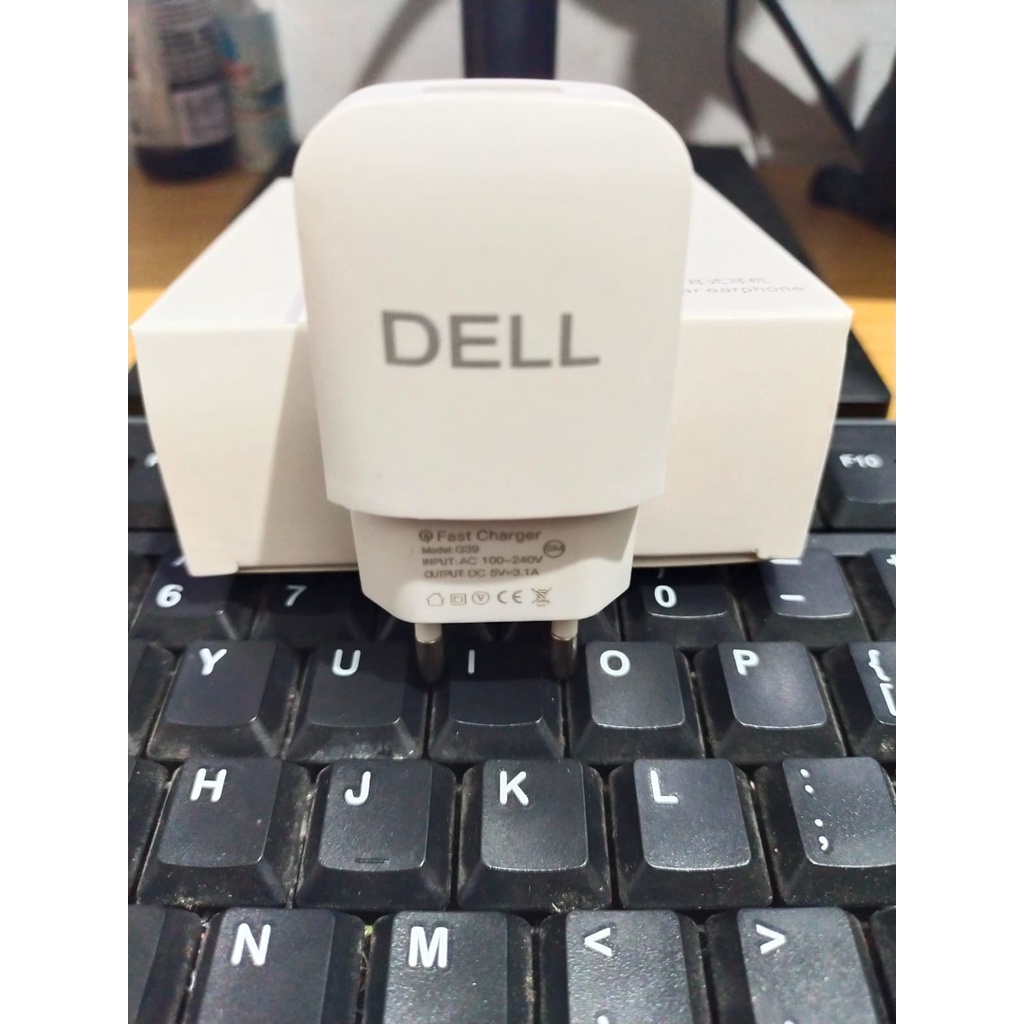 Adaptor Batok Dell 1A Kualitas Bagus Harga Murah Jual Per Pcs Jika Pembelian 30 Pcs Dapat Toples