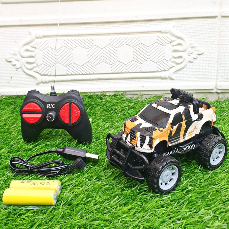 Hardtop military RC CHARGE Mobil Remot Kontrol / RC Offroad / Rock Crawler Mobil Jeep Remote Control Mini Climber New Edition USB CHARGE