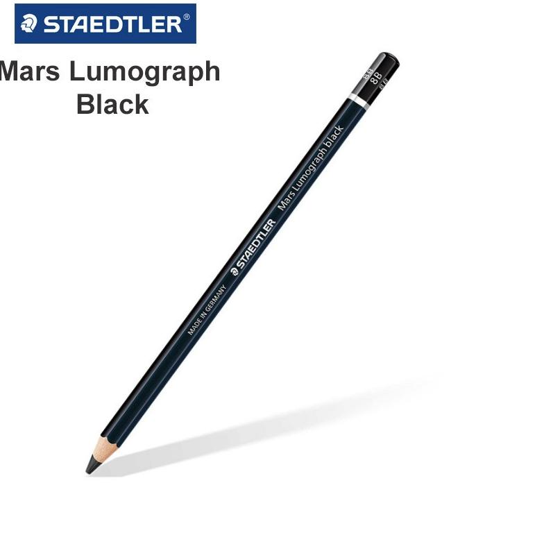 

L22 Staedtler Mars Lumograph Black Pencil - 2B/ 4B/ 6B/ 8B / Pensil Staedtler 2B/ 4B/ 6B/ 8B NEW ARRIVAL ✹