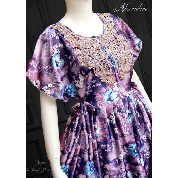 Alexandria Butik Daster Purple S