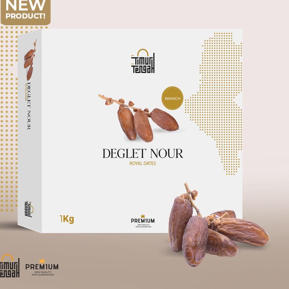 

✵ Timur Tengah Kurma Tunisia Tangkai 1kg Deglet Noor Premium Original High Quality ✈