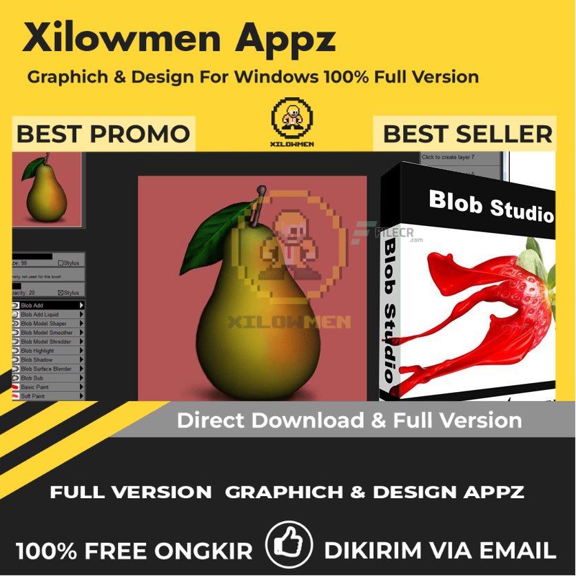 [Full Version] Pixarra TwistedBrush Blob Studio Pro Design Graphics Lifetime Win OS