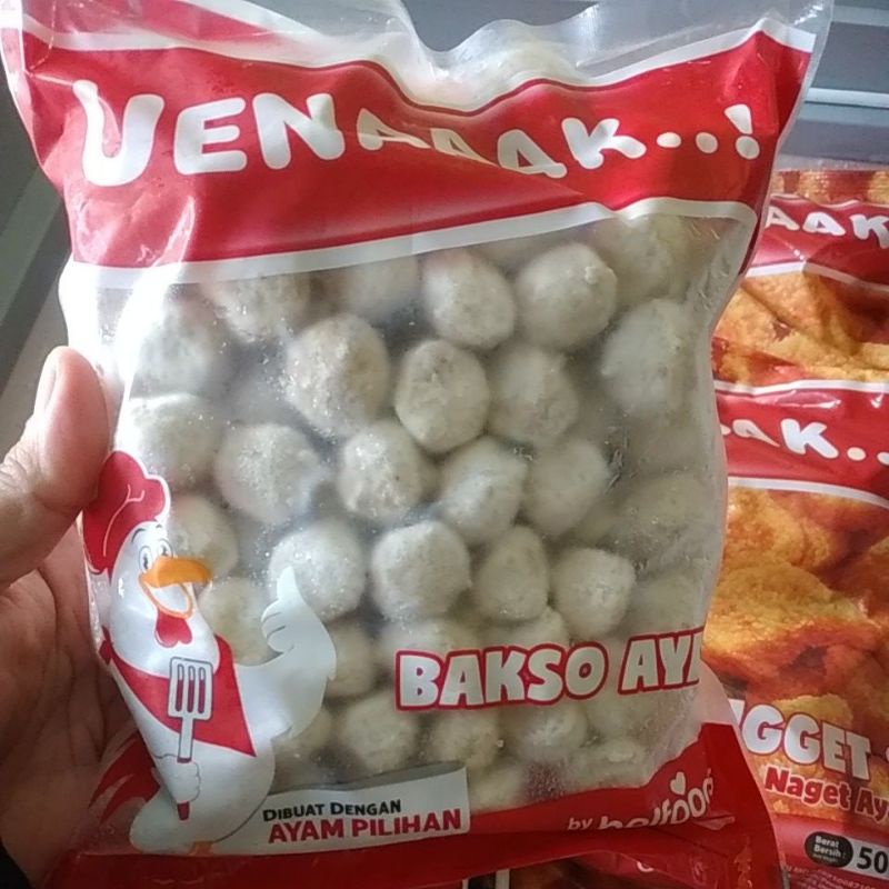 

belfood bakso ayam uenak 500gr