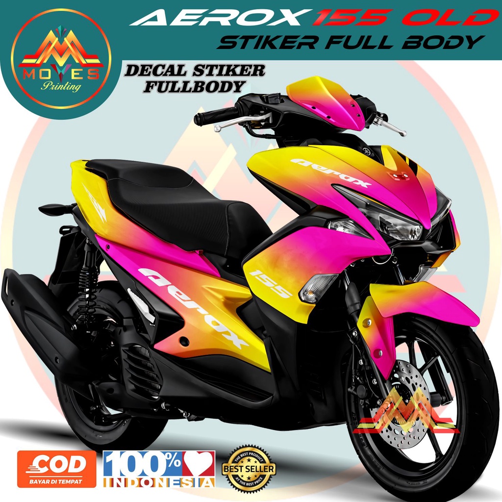 Bisa COD stiker aerox decal stiker aerox 155 old stiker full body aerox 155 stiker variasi aerox 155