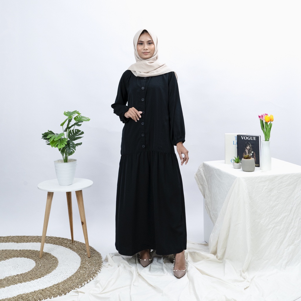 RILLEY - Gamis Davina | Dress Panjang Muslim Wanita