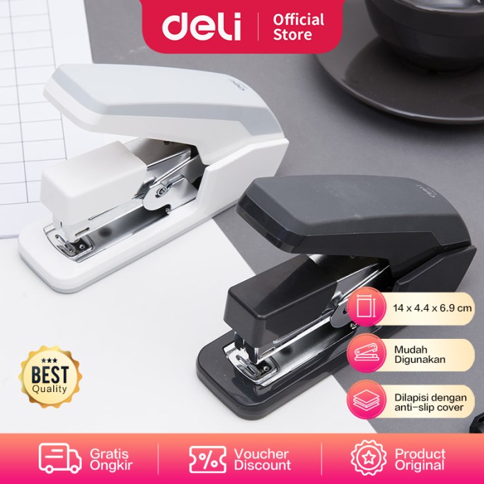 

Best Seller Deli Effortless Stapler Staples Isi 24/6 26/6 Bisa 25 Halaman E0477