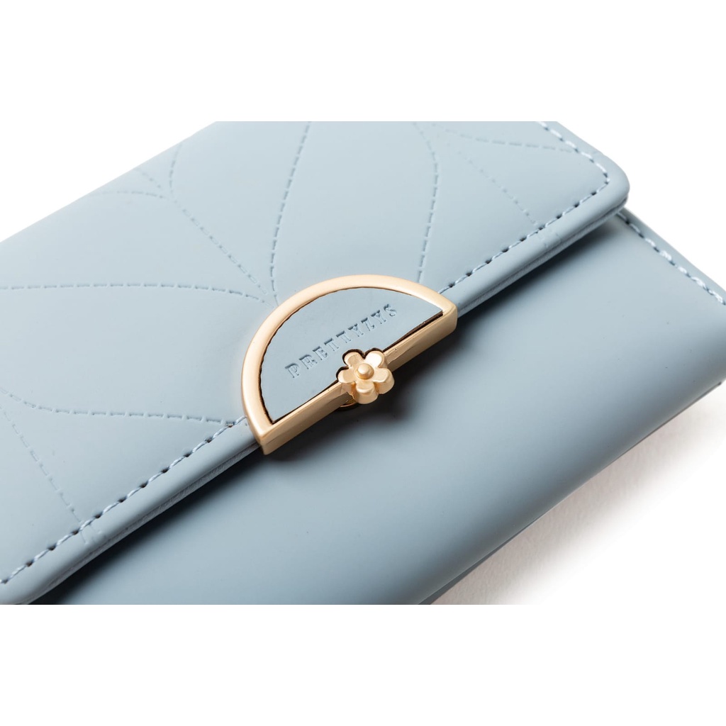 DOMPET PANJANG LIPAT WANITA IMPORT TUTUP BEHEL PREMIUM 130#