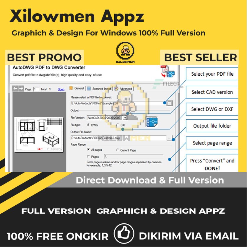 [Full Version] AutoDWG PDF to DWG Converter Pro 2022 Pro Design Graphics Lifetime Win OS