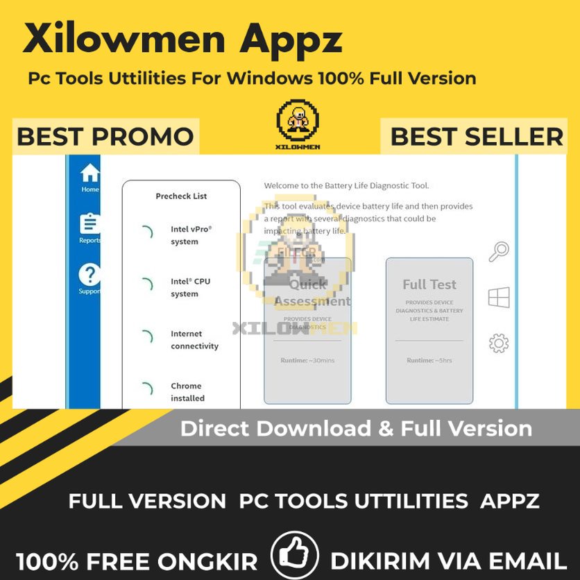[Full Version] Intel Battery Life Diagnostic Tool Pro PC Tools Software Utilities Lifetime Win OS