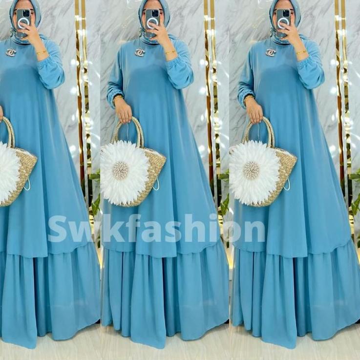 ♪ GAMIS MALAYSIA POLOS/ GAMIS MELAYU POLOS/BAHAN CERUTY BABYDOLL PREMIUM/GAMIS CERUTY POLOS/GAMIS RE