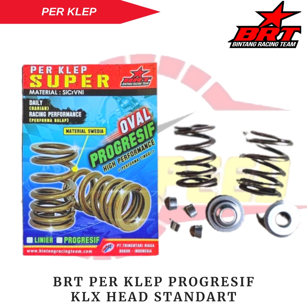 BRT Per Klep Progressive Progresif KLX 150 KLX DTRACKER 150 / BRT Spring Valve / BRT Original