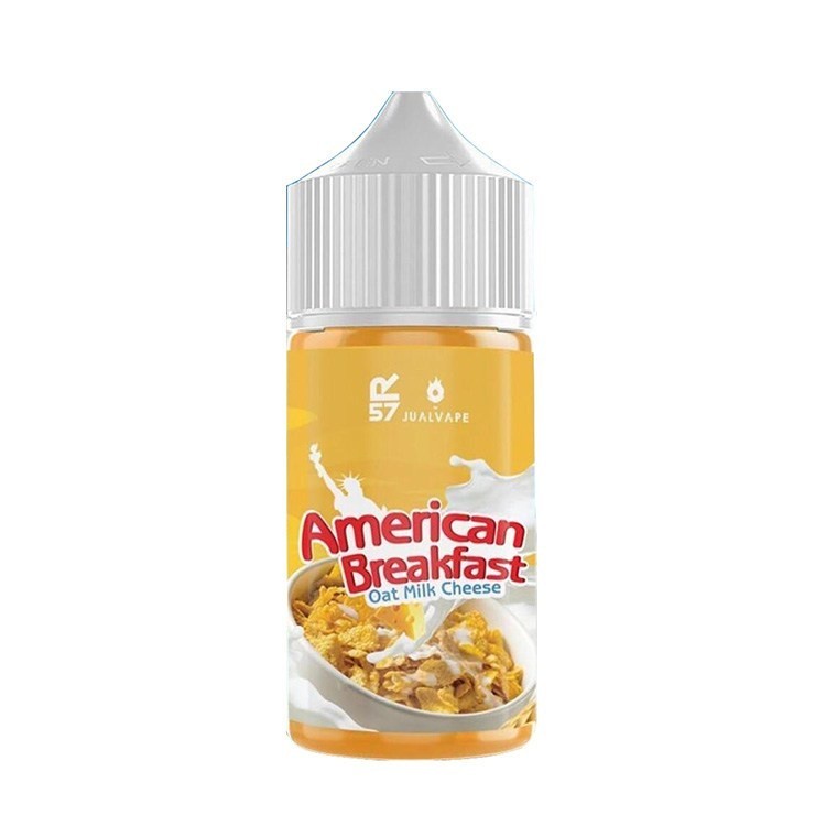 AMERICAN BREAKFAST V4 3mg 6mg 60ML BY JUALVAPE X R57