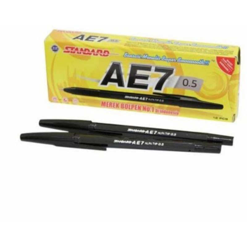 

Pulpen standart hitam AE7 0,5