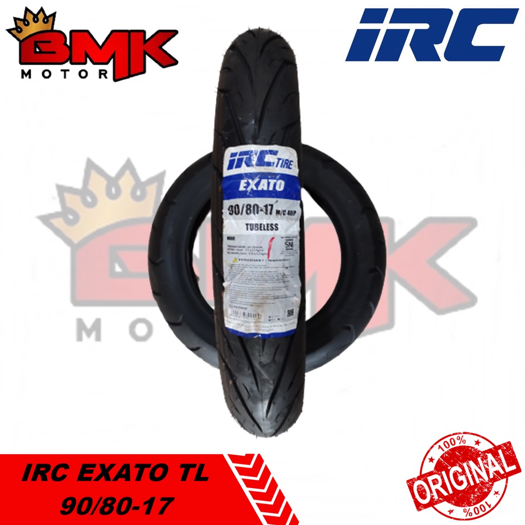 Irc Ban Luar Exato Nr88 90/80-17 Tubeless