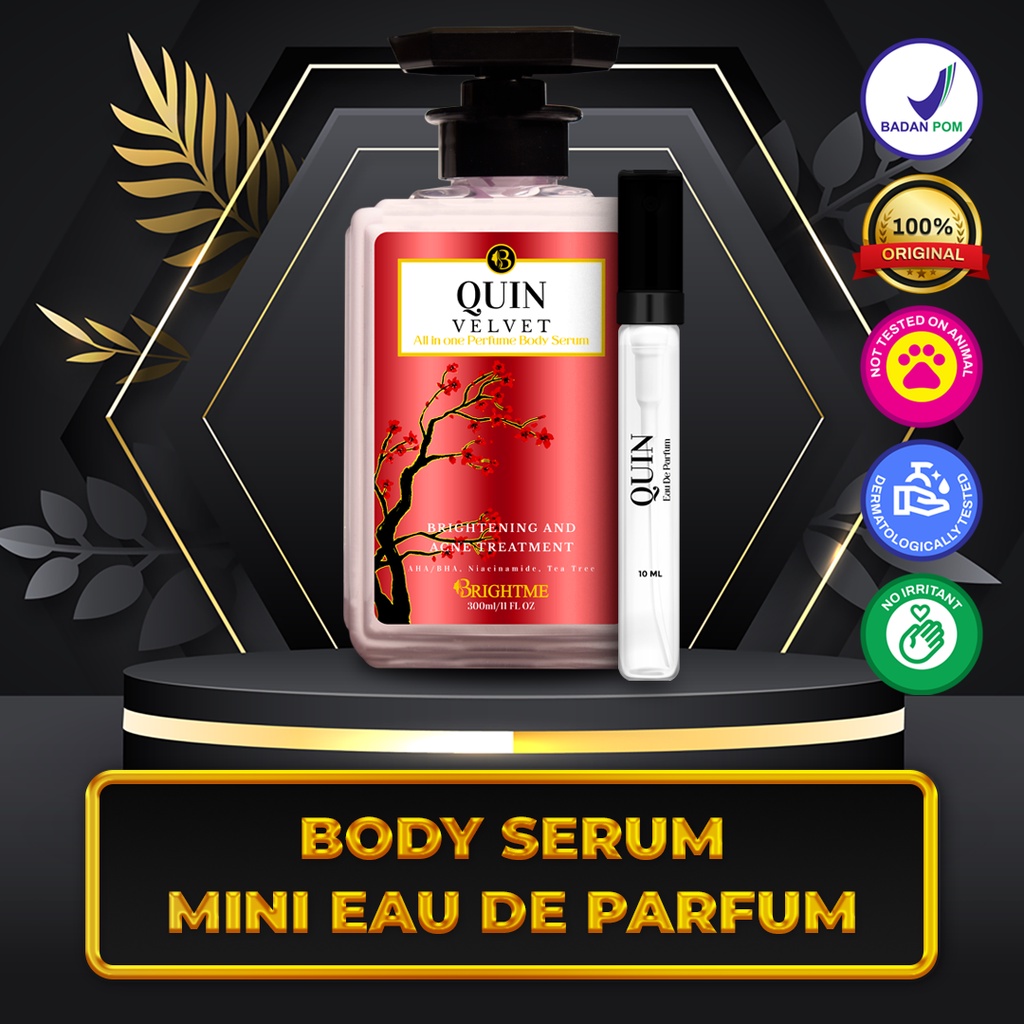 	 Brightme Bundle Body Serum Quin & Parfume Mini	