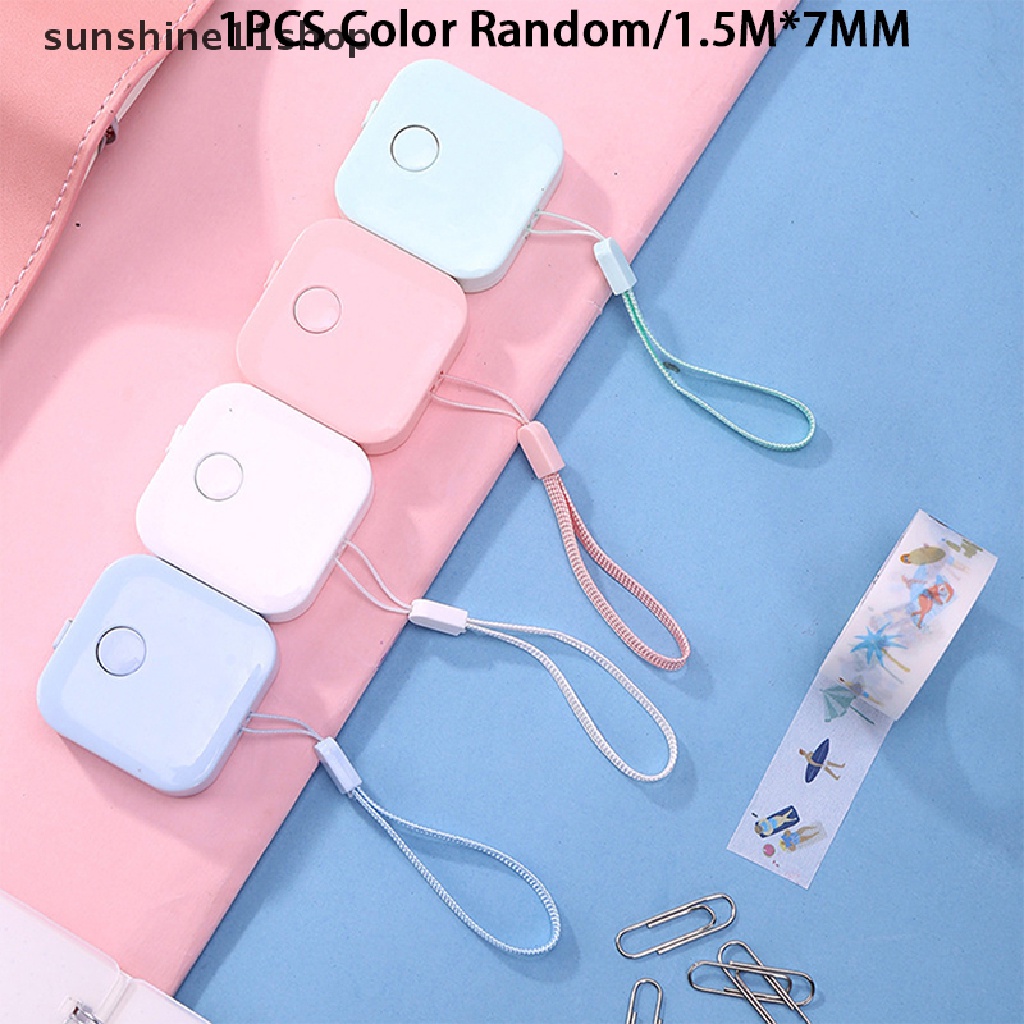 Sho Measuring Tape Portable Kulit Lembut Penggaris Skala Ganda Ditarik Penggaris Tinggi Badan Anak Alat Jahit Untuk Kantor Sekolah Rumah Perlengkapan Alat Tulis N