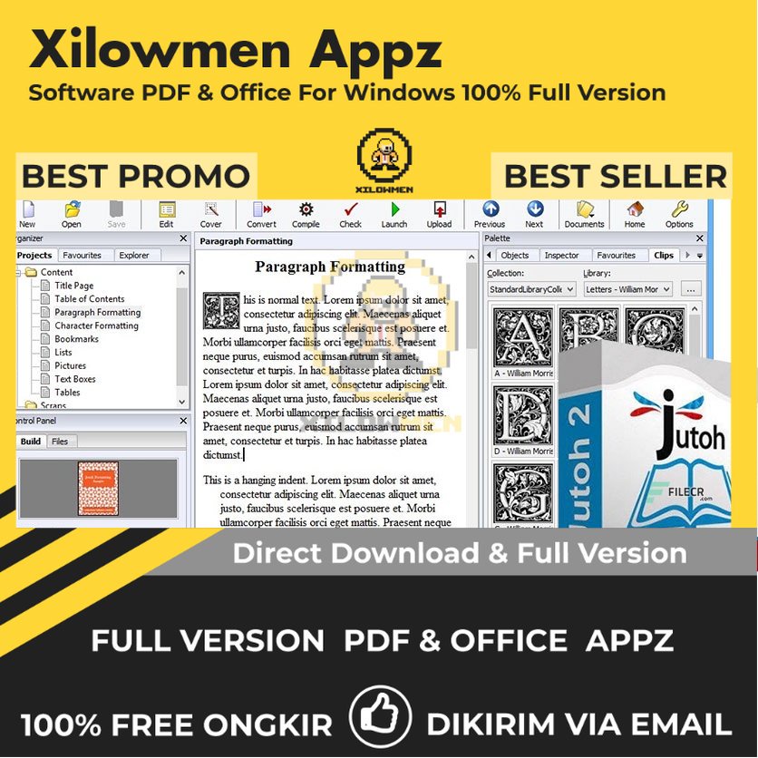 [Full Version]  Anthemion Jutoh Pro PDF Office Lifetime Win OS