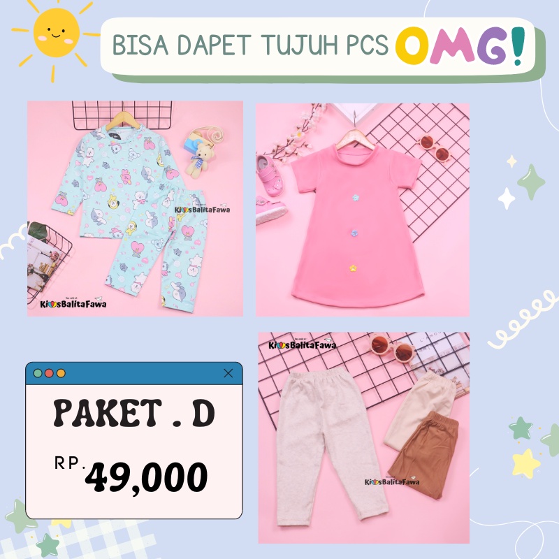 (GROUP BABY) Paket Baju Bayi Perempuan usia 3-18 bulan / TEBUS MURAH BUNDLING HEMAT Setelan Dress Baju Tidur Legging Anak Set Baby Dres Babycinnamon