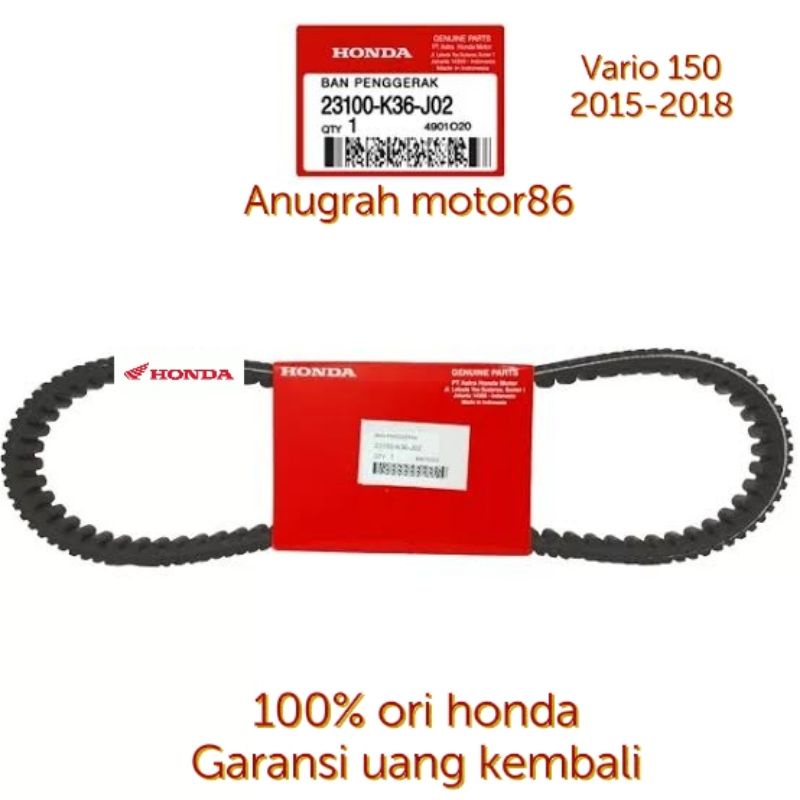 23100-K36-J02 23100-K36-BA0 Vanbelt van belt vario 150 2015-2018