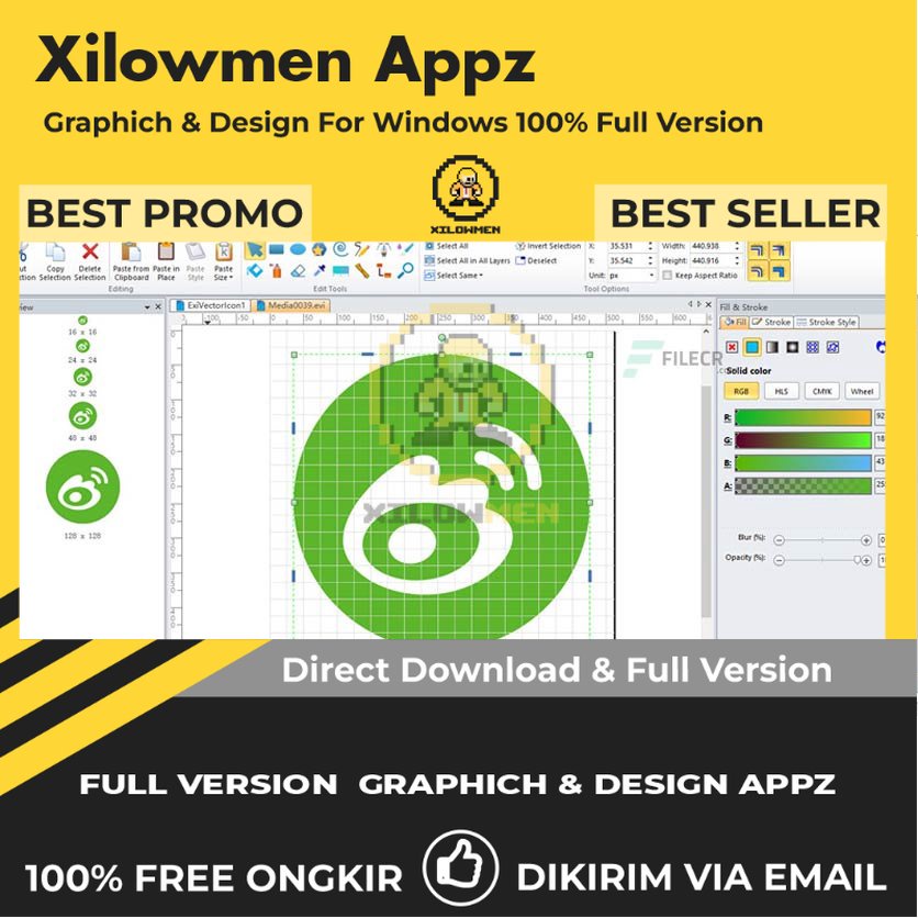 [Full Version] EximiousSoft Vector Icon Pro Design Graphics Lifetime Win OS