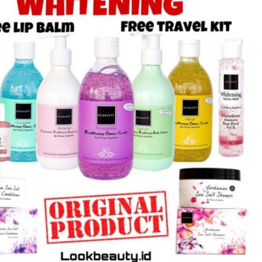 ➭ SCARLETT WHITENING BODY LOTION -BODY SCRUB-SCARLET WHITENING JOLLY SABUN | TONER | SERUM |CREAM- 7