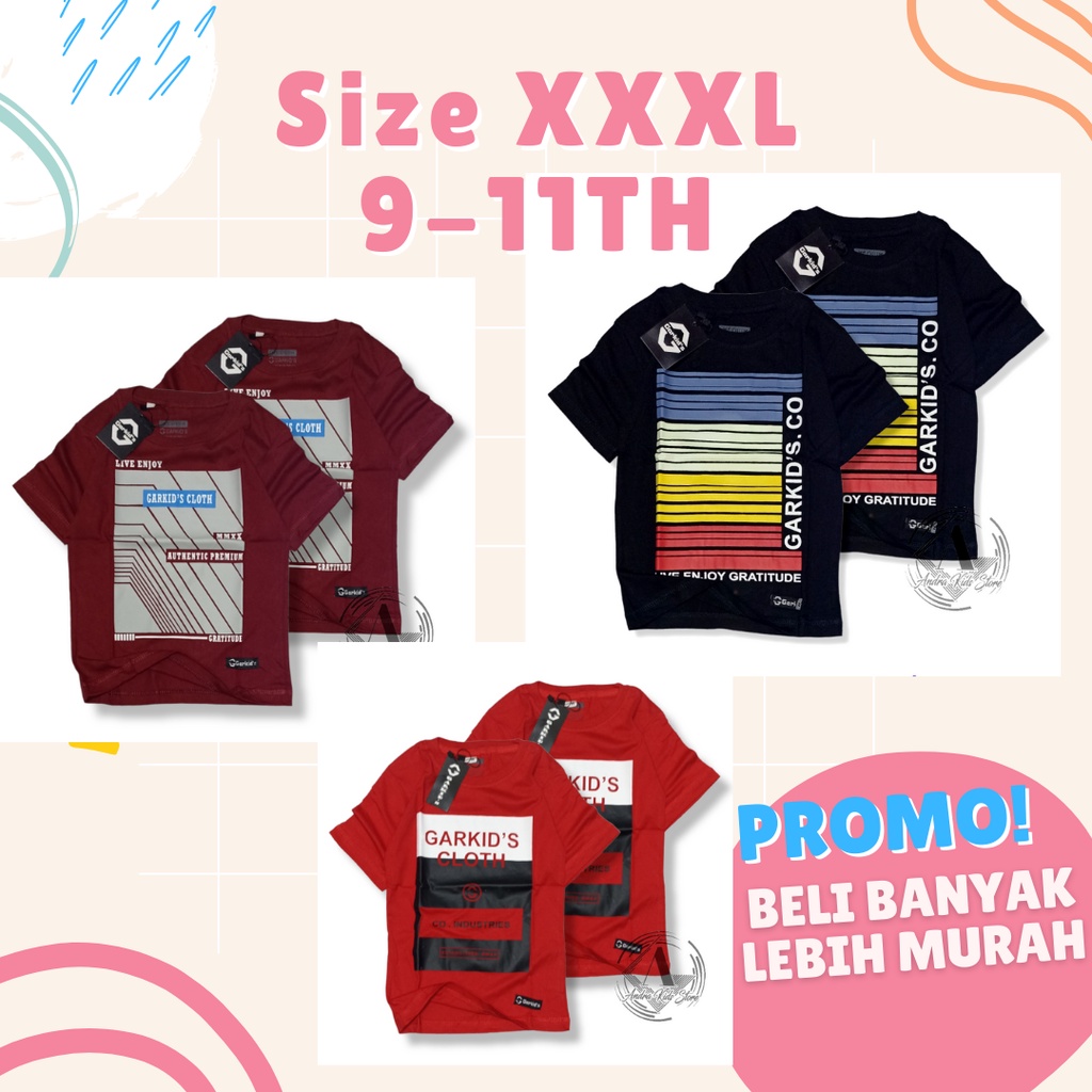 Baju anak laki laki 9-11 TAHUN BAJU ANAK XXXL