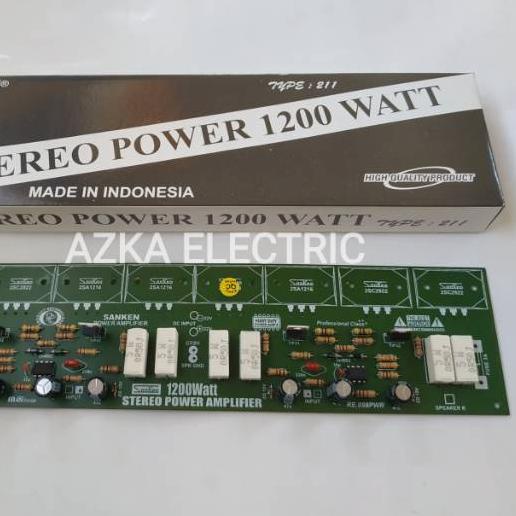 ✳ Kit Driver Power Amplifier Stereo 1200W ✵