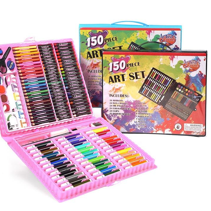 

IAN954 UG Crayon Art Set 150 Pcs / Crayon Art Set / Peralatan Gambar Lukis / Pensil Warna 1 Set / Colouring Set 150 Pcs |
