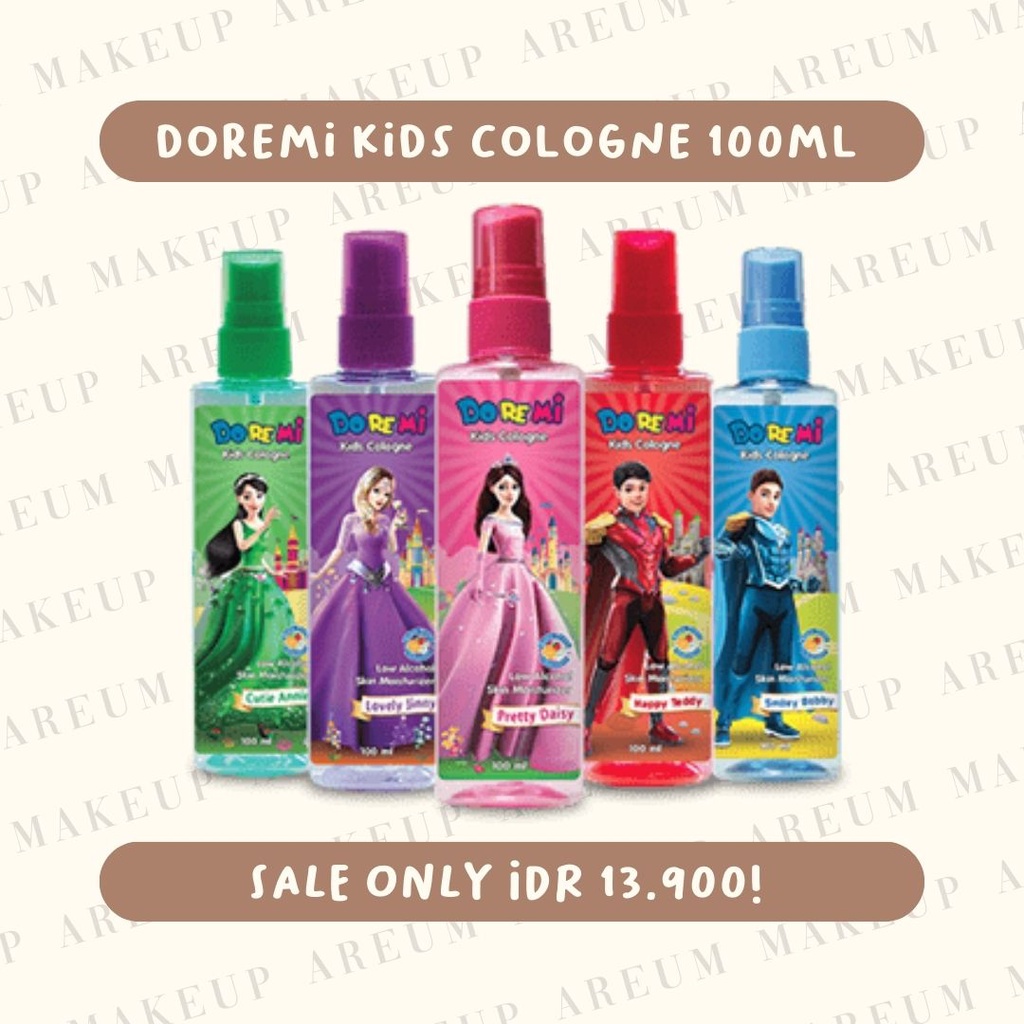 Jual DOREMI Kids Cologne 100ml Original Lengkap Murah Shopee Indonesia