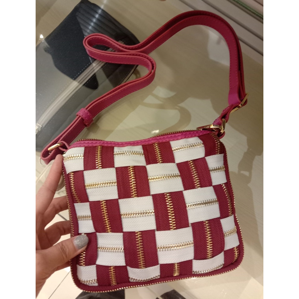 (EL.274) [FUCHSIA] TAS SELEMPANG SLING BAG WANITA MERK ELIZABETH