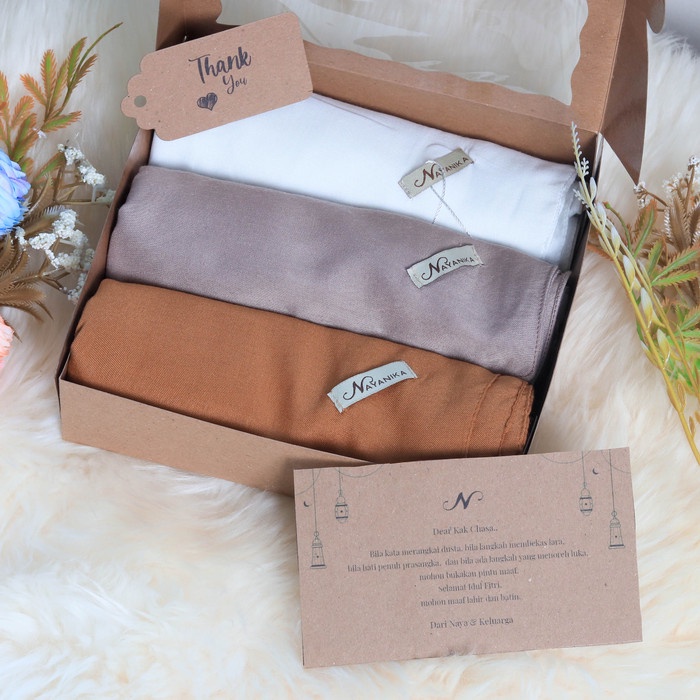 

(COD) Hampers Hijab / Paket Hijab / Nayanika Hijab Hampers - Premium Voal