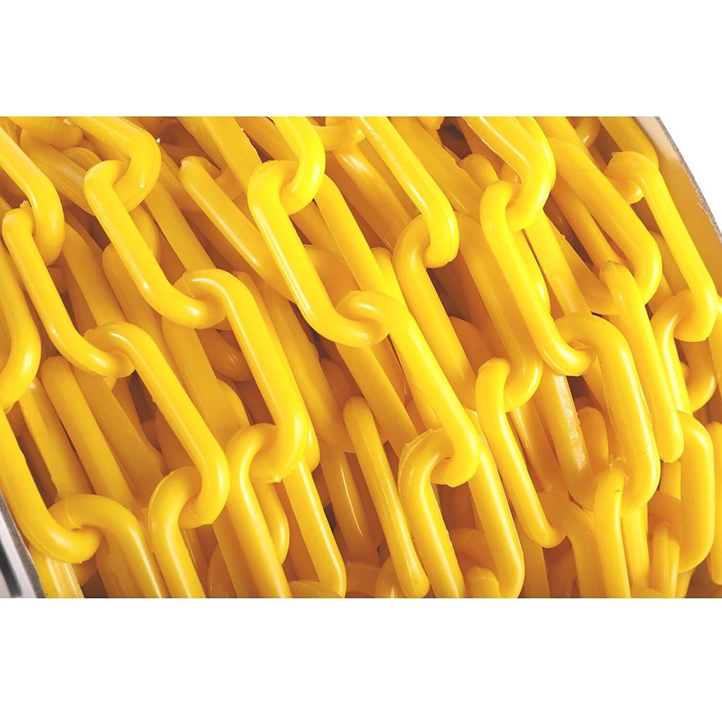 Rantai Plastik Pvc 8mm x 25 meter Traffic Cone Plastic Chain 8 mm 25m