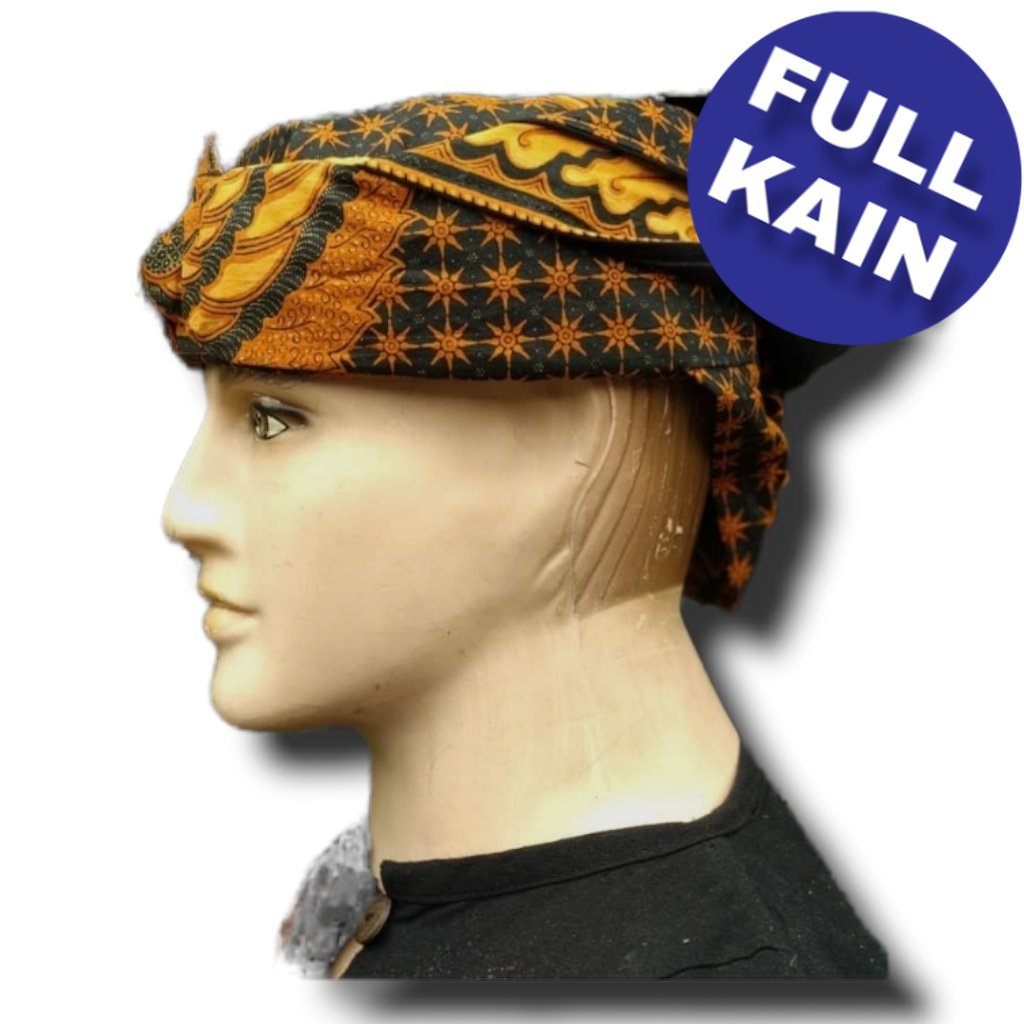 iket merak ngibing FULL KAIN praktis permanen siap pakai premium quality iket sunda bendo blangkon T