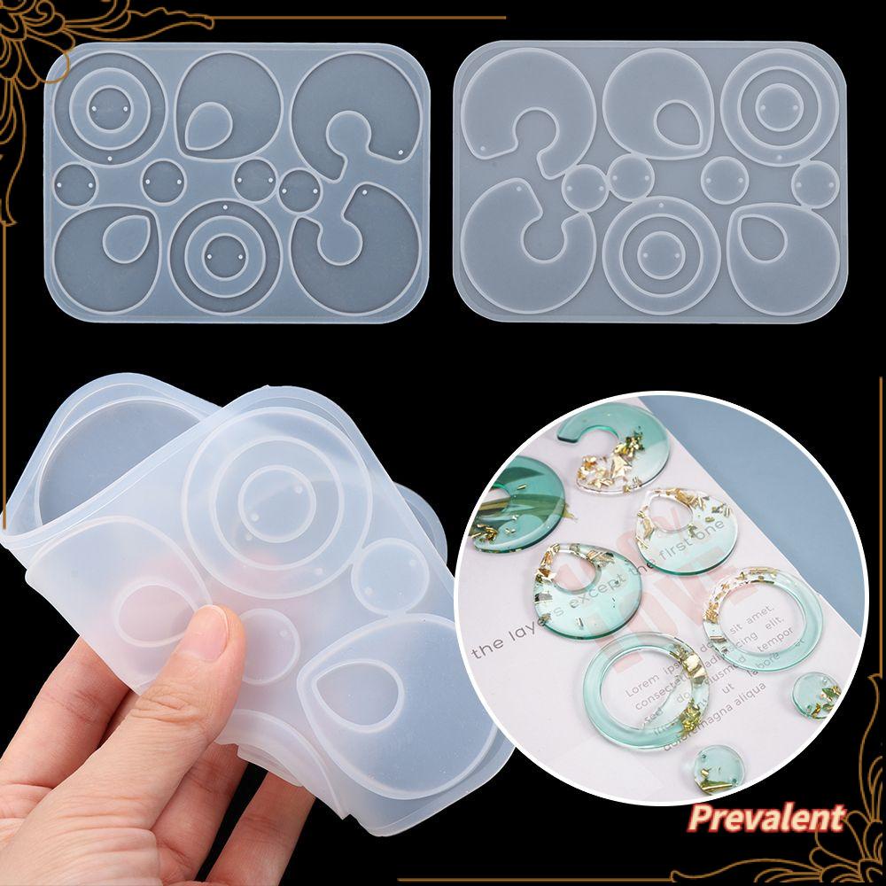 Preva Anting Cetakan Resin Handmade DIY Kerajinan Tangan UV Epoxy Pendant Silicone Mold