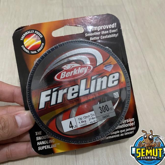 Pe Berkley Fireline 300Yd - Smoke