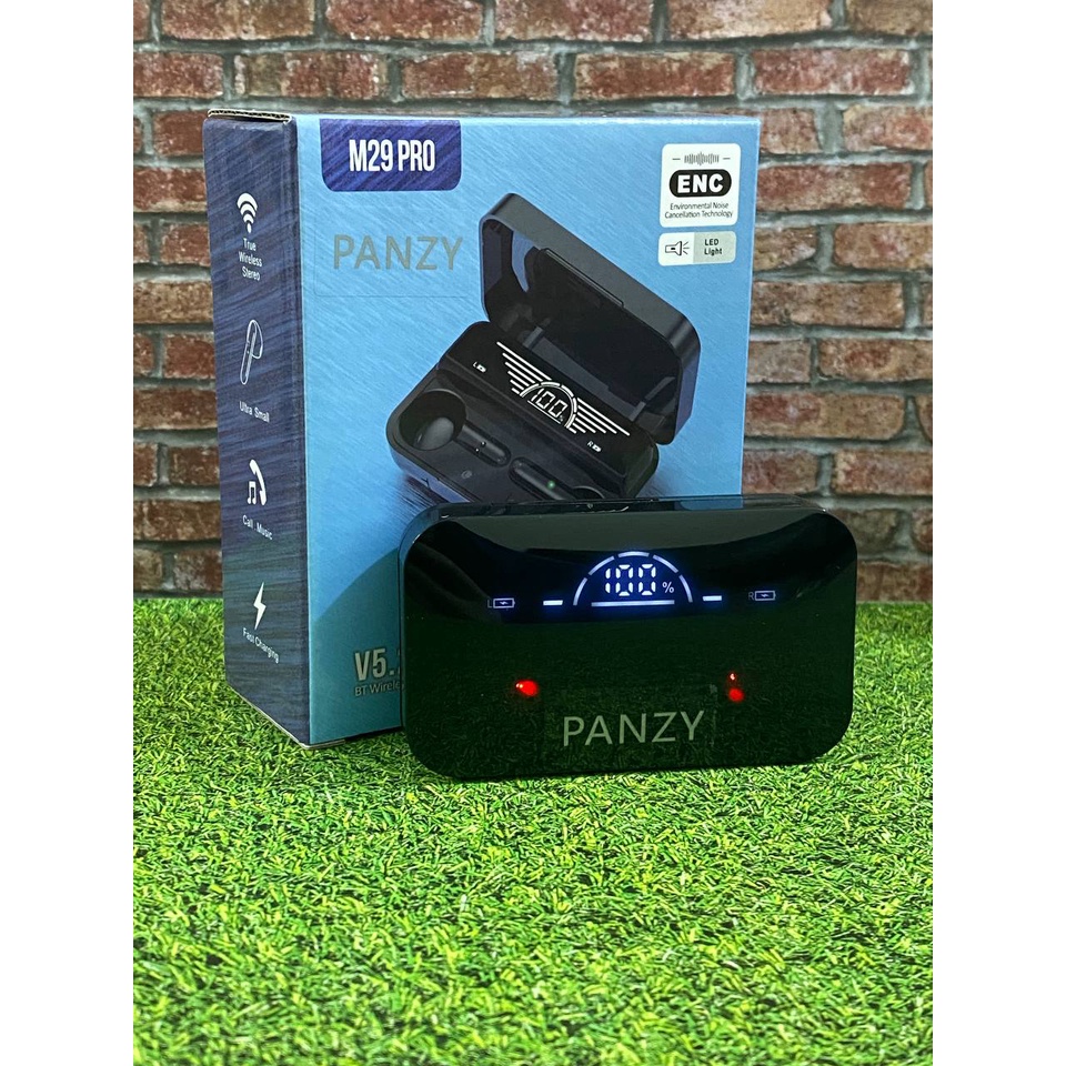 (NC) Panzy M29 Pro Bluetooth Earphone Wireless TWS Gaming Music Mode Earbuds