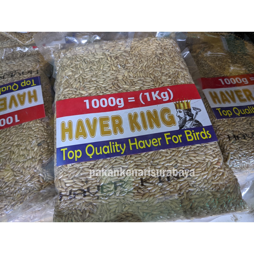 Haver King 1 Kg Haver Kupas Impor Belgia